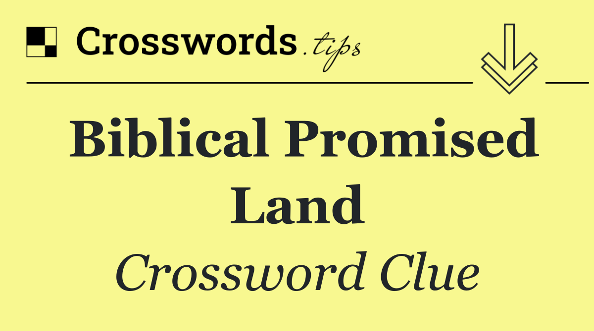 Biblical Promised Land