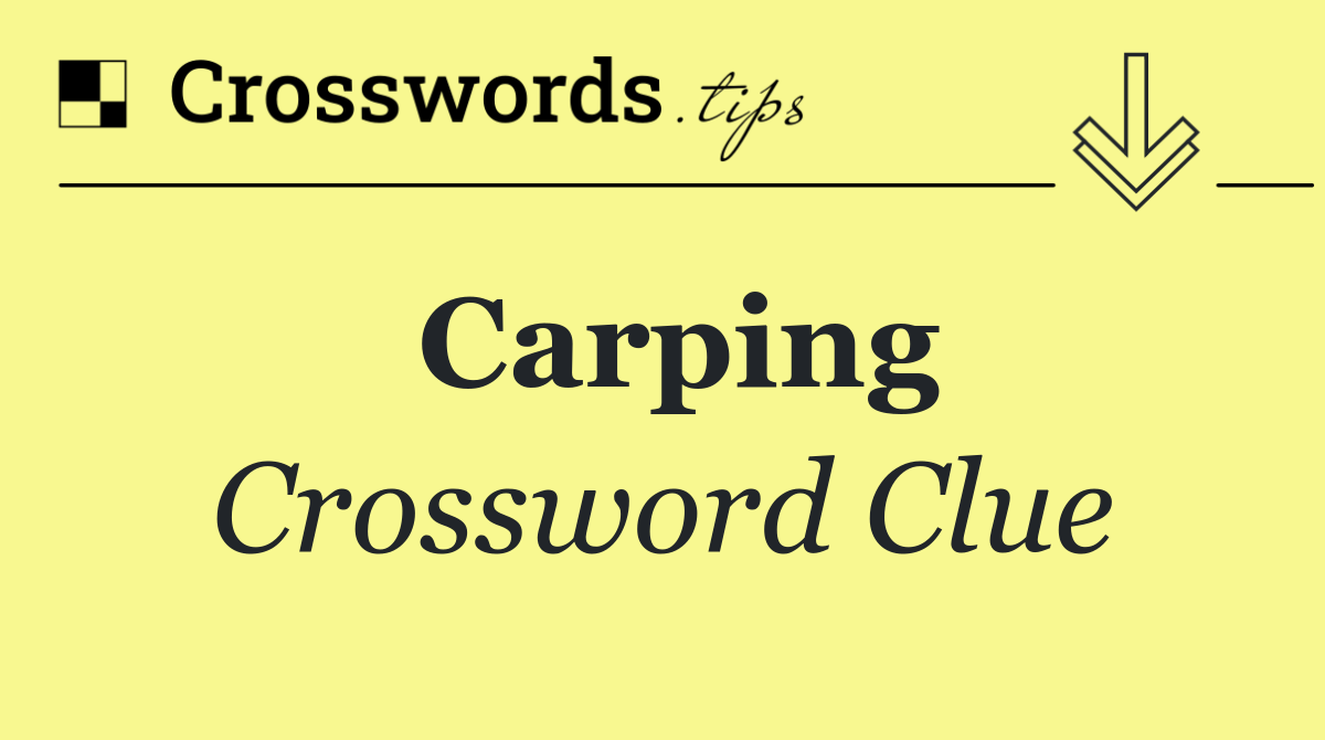 Carping