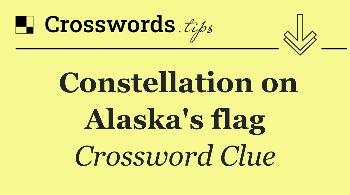 Constellation on Alaska's flag