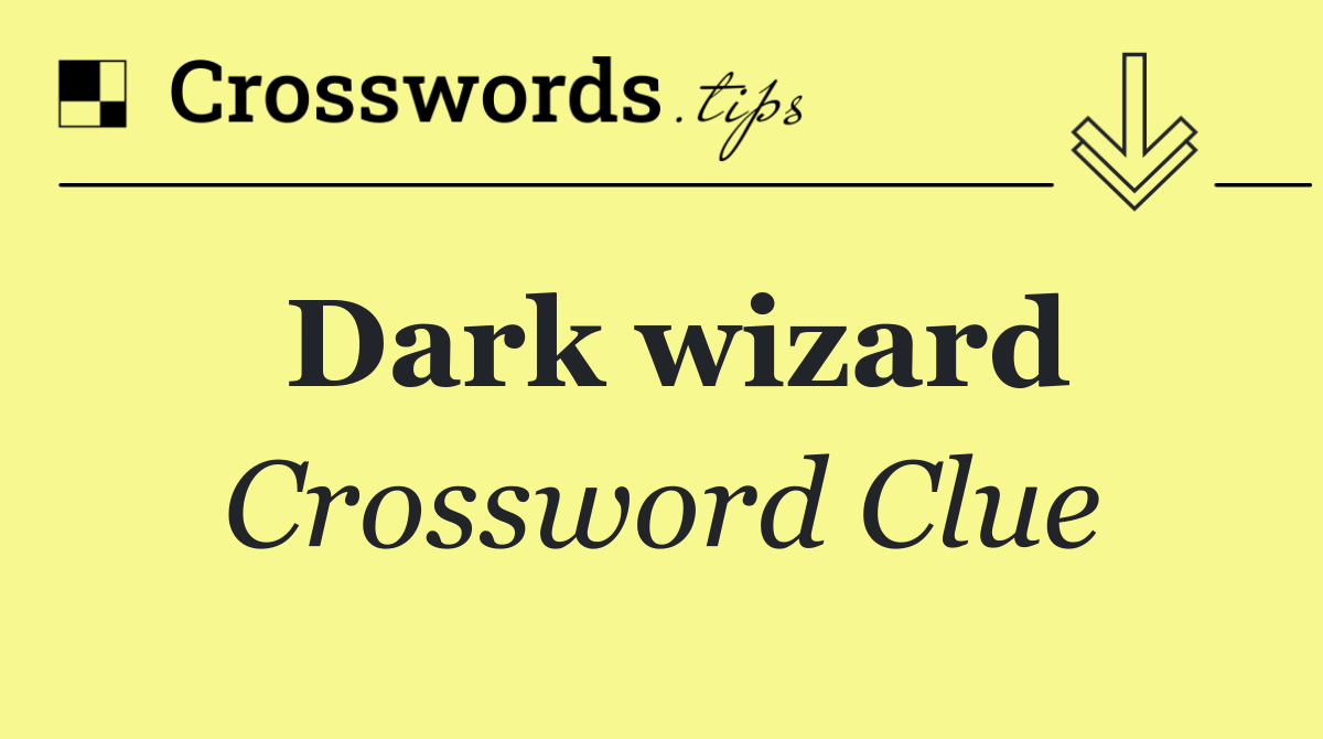 Dark wizard