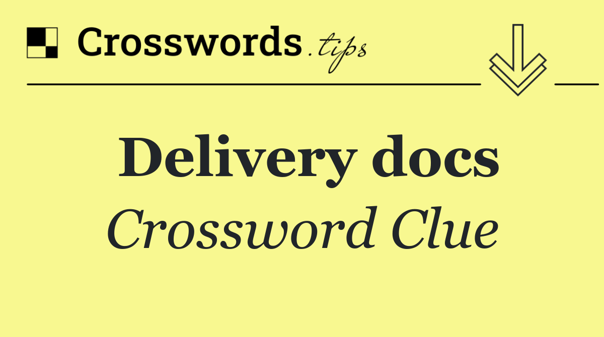 Delivery docs