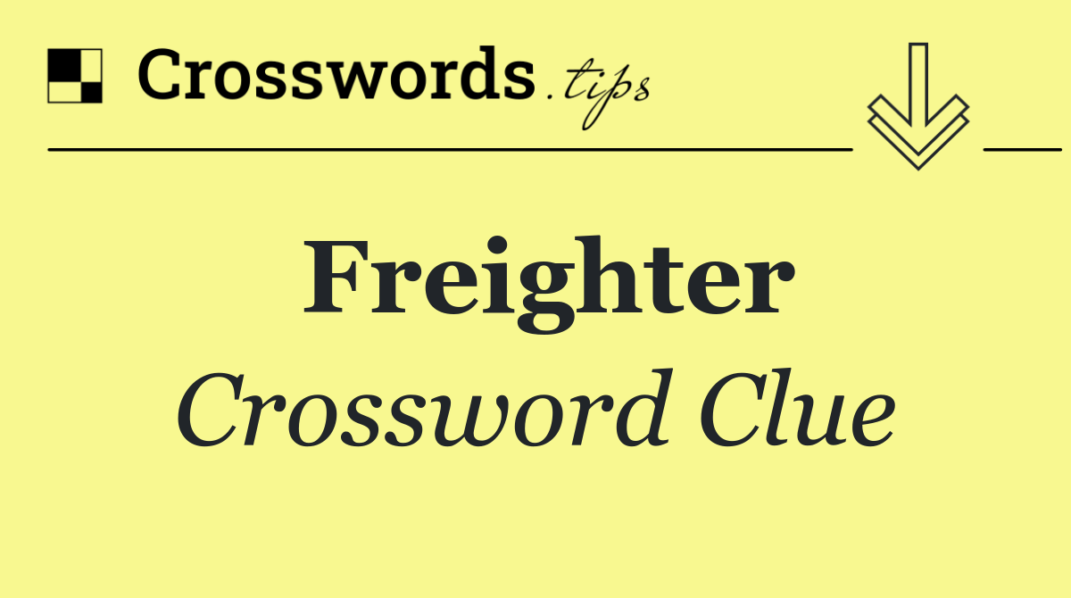 Freighter