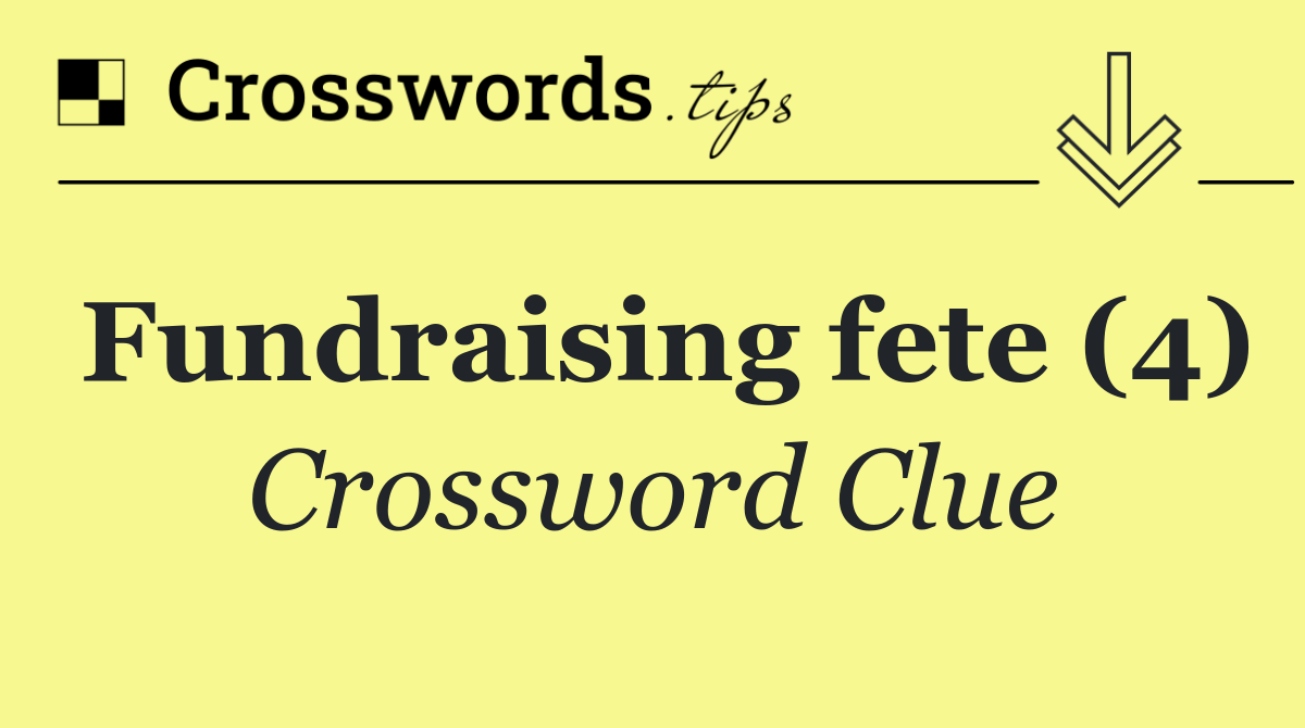 Fundraising fete (4)