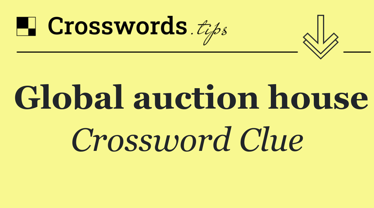 Global auction house