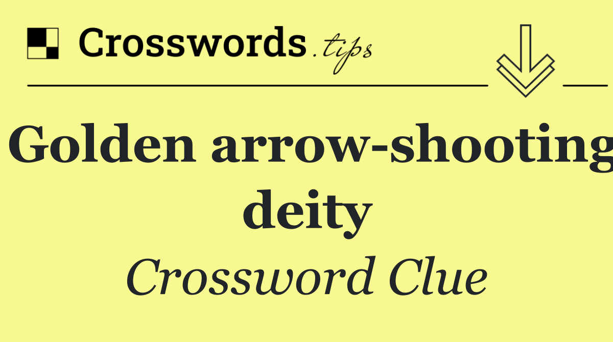 Golden arrow shooting deity