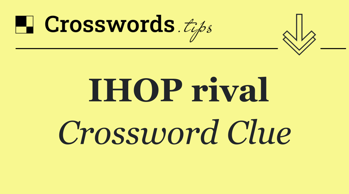 IHOP rival