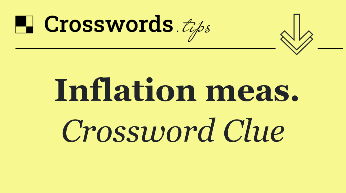 Inflation meas.