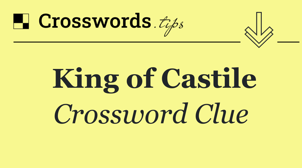 King of Castile