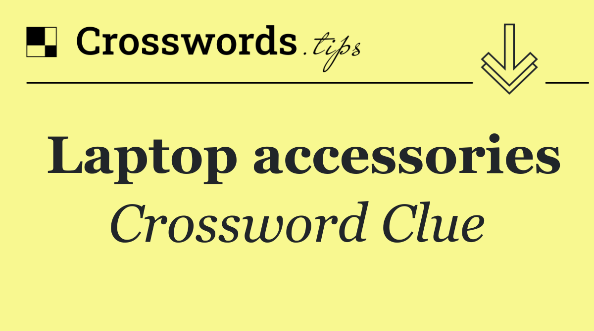 Laptop accessories