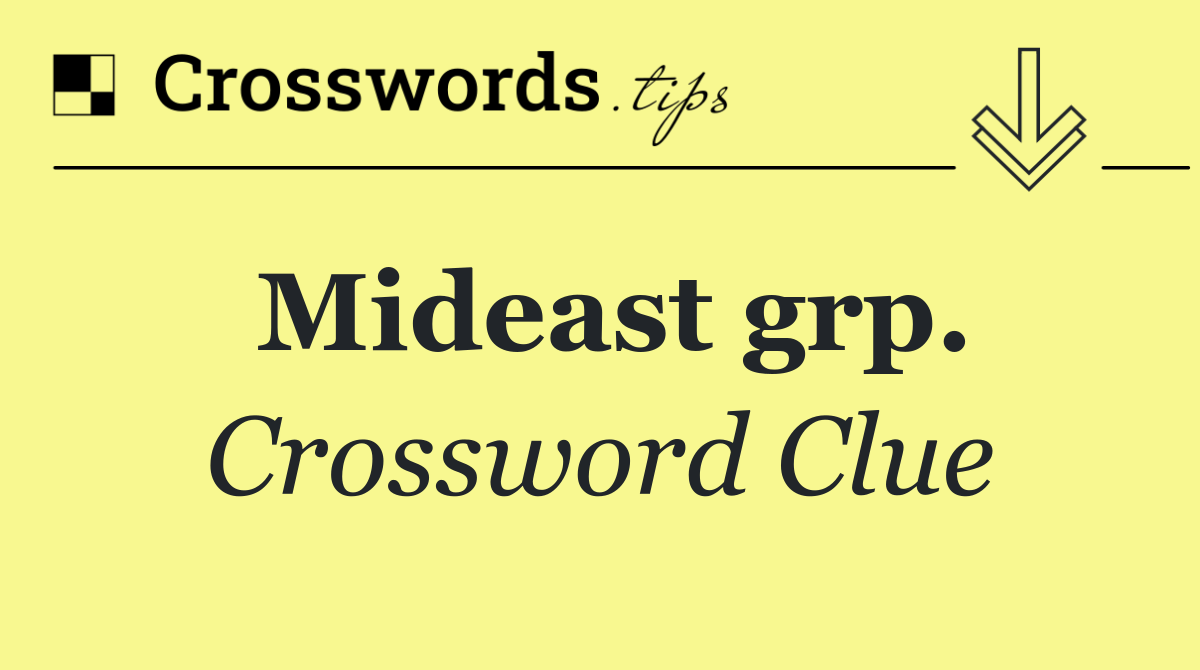 Mideast grp.