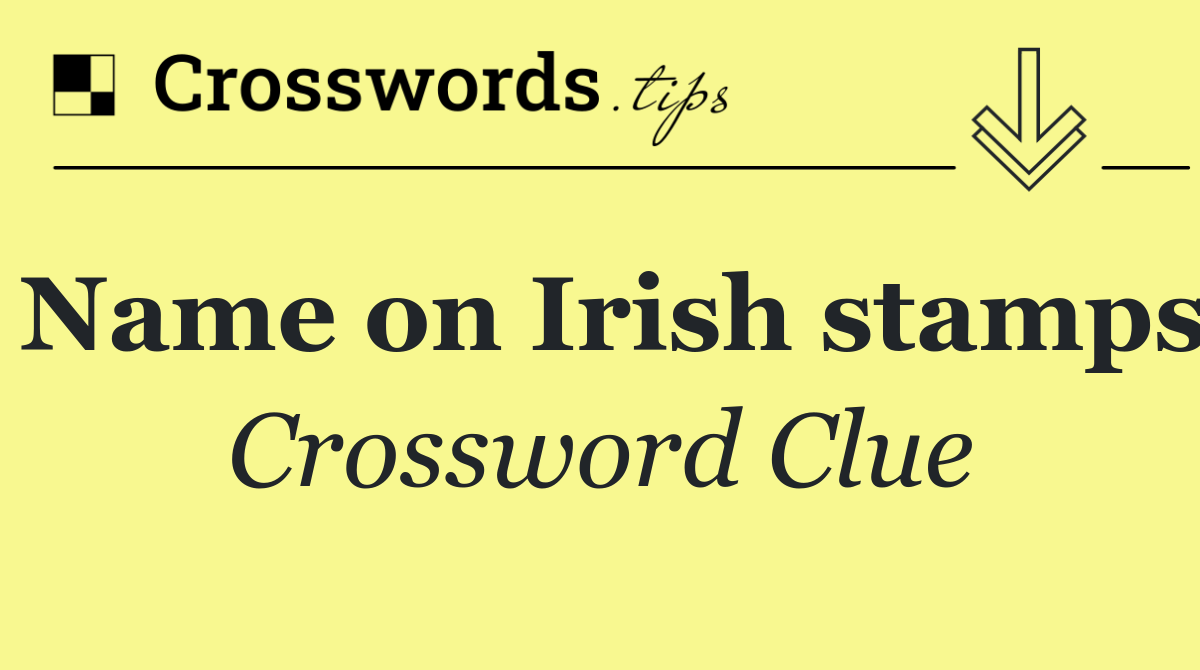 Name on Irish stamps