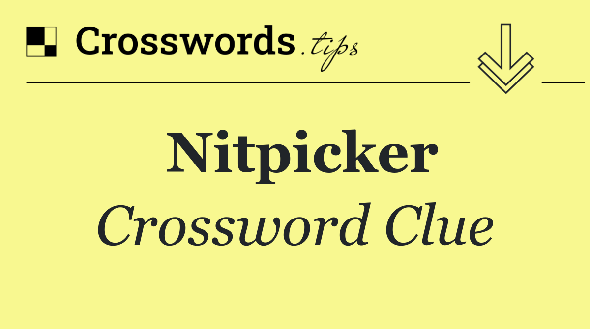 Nitpicker