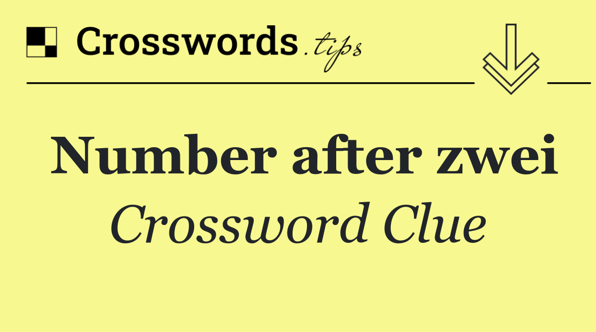 Number after zwei