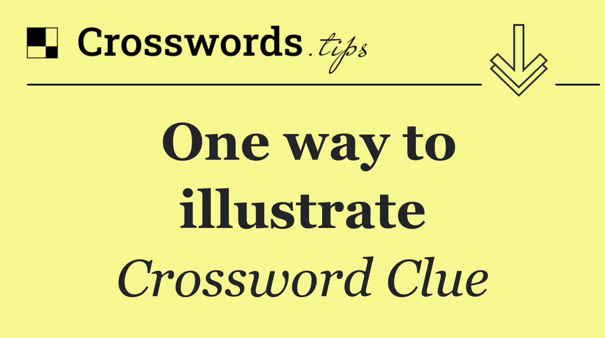 One way to illustrate