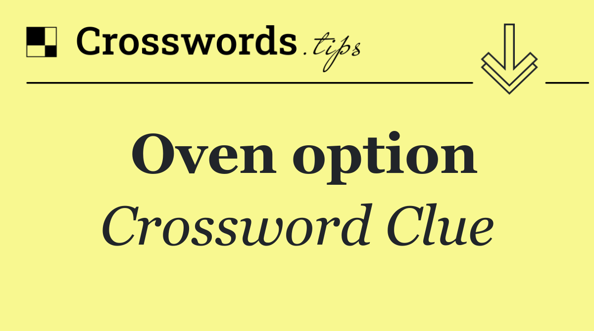 Oven option