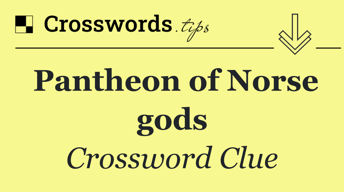 Pantheon of Norse gods