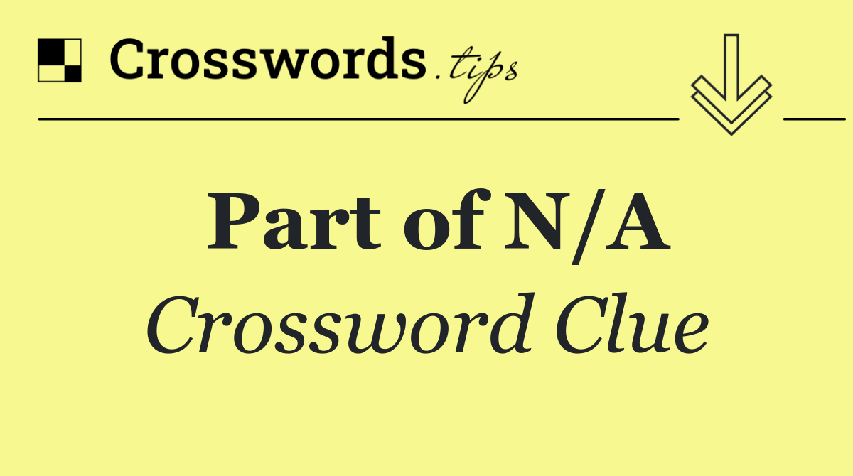 Part of N/A