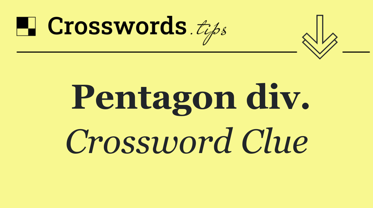 Pentagon div.