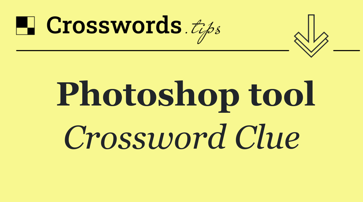 Photoshop tool