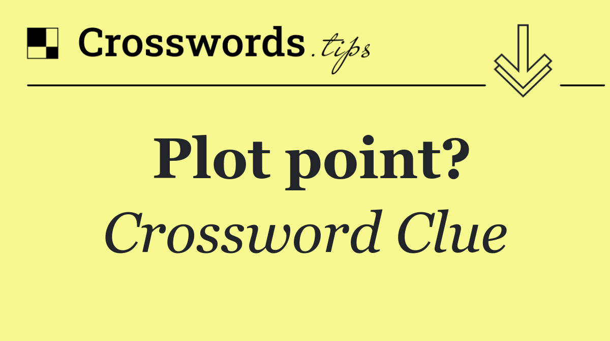 Plot point?