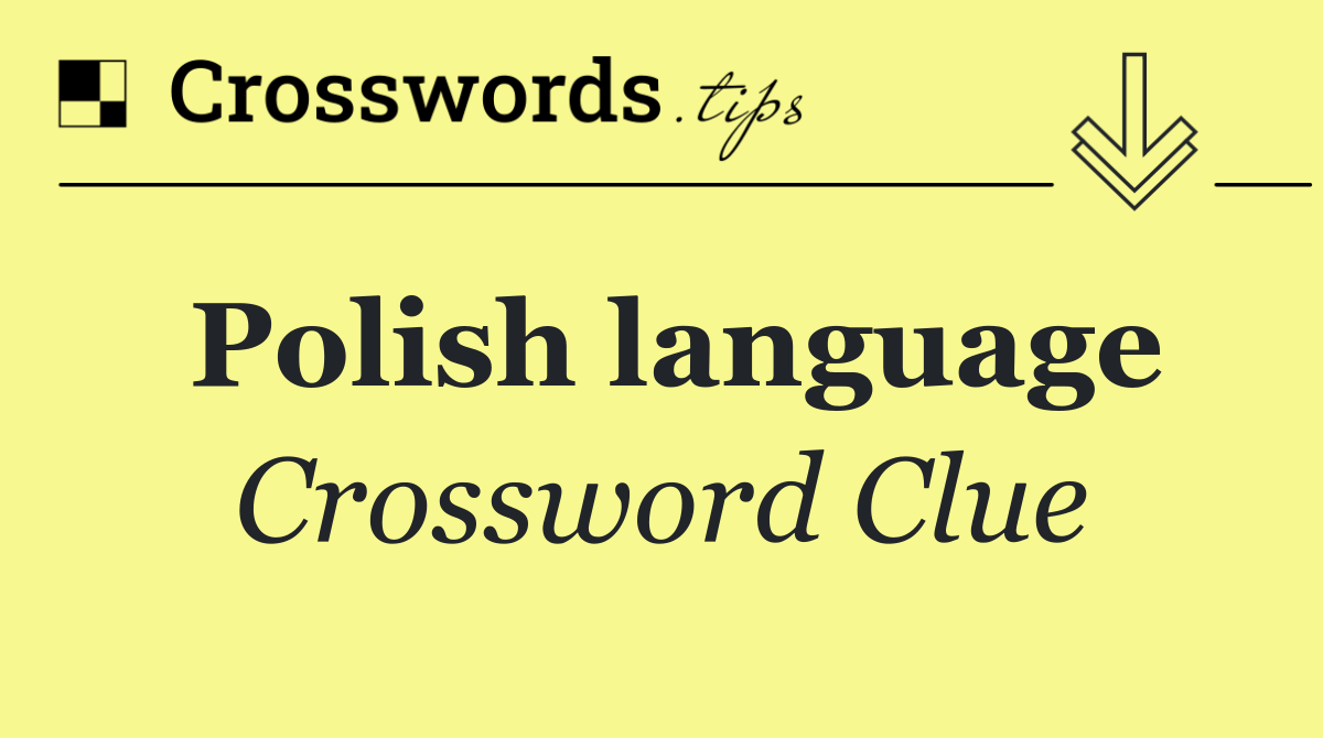 Polish language