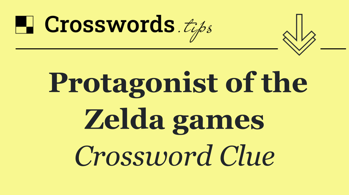 Protagonist of the Zelda games