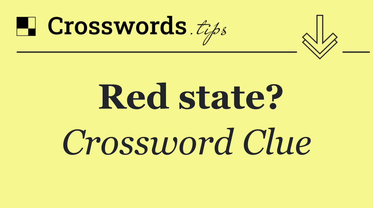 Red state?