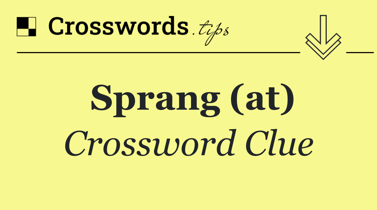 Sprang (at)