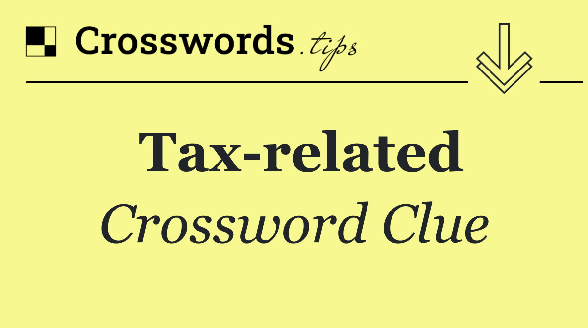 Tax related