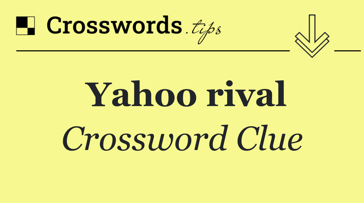Yahoo rival