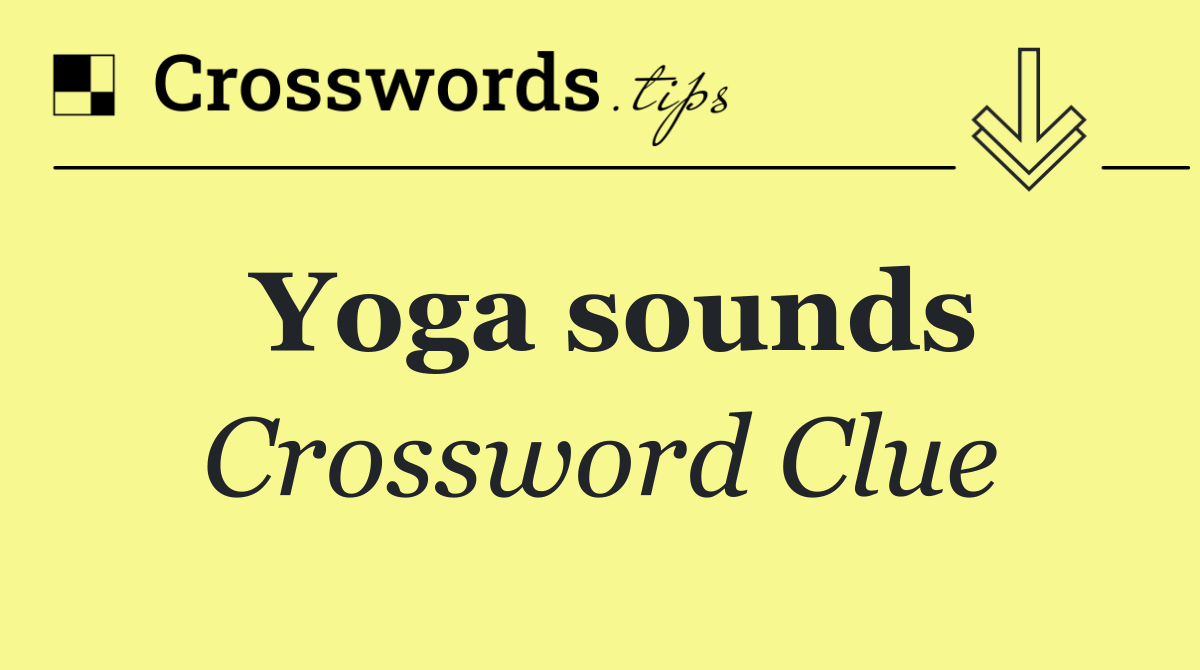 Yoga sounds