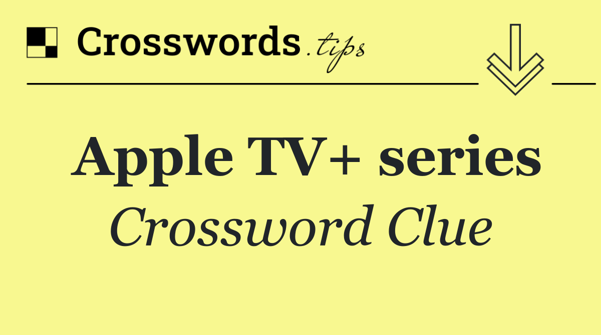 Apple TV+ series