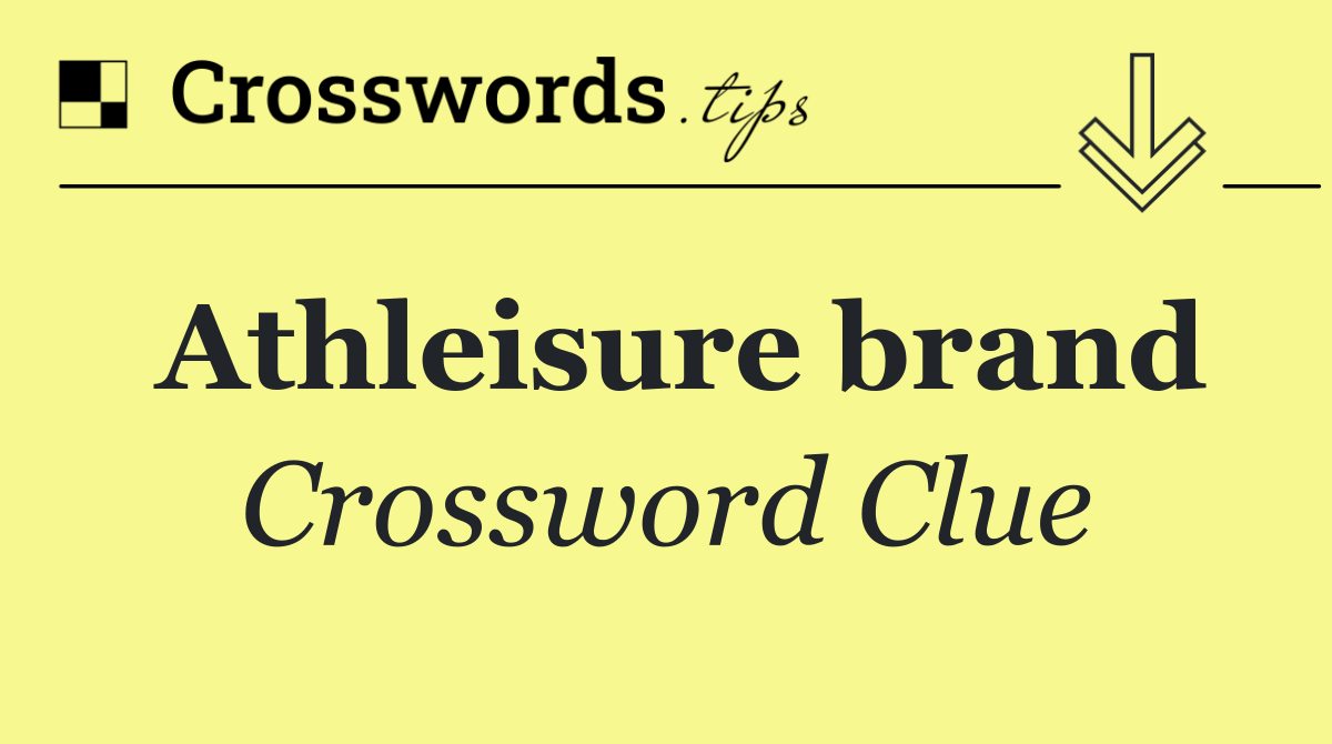 Athleisure brand