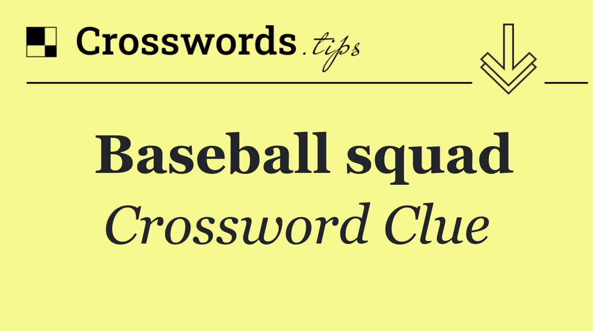 Baseball squad