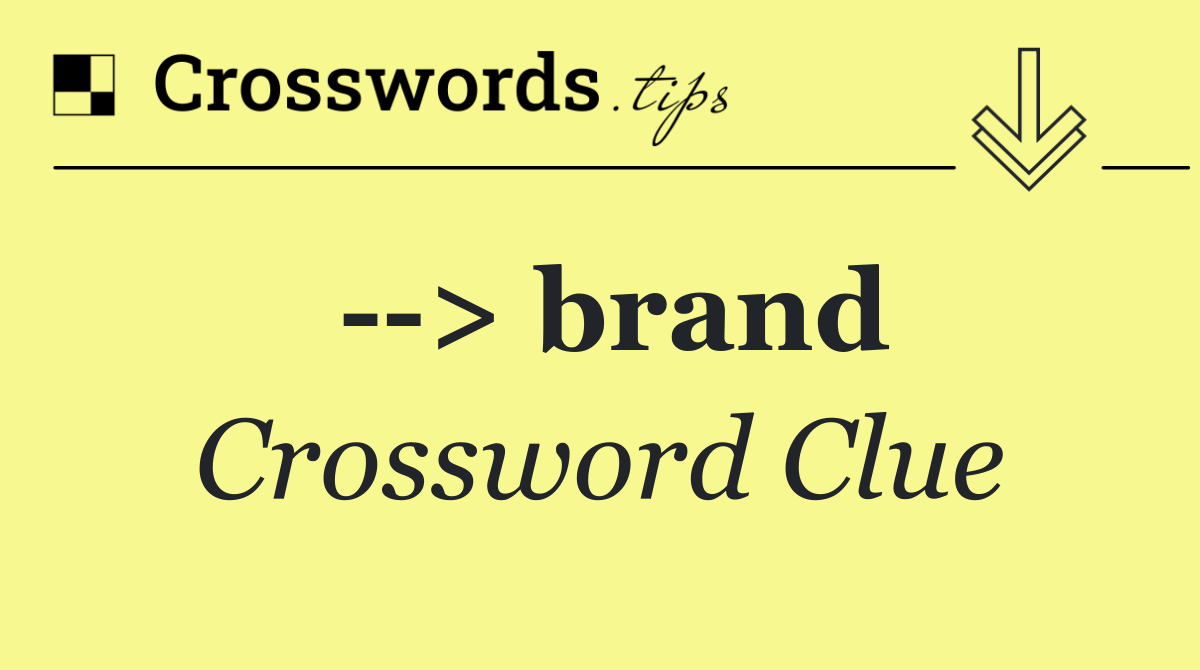   > brand