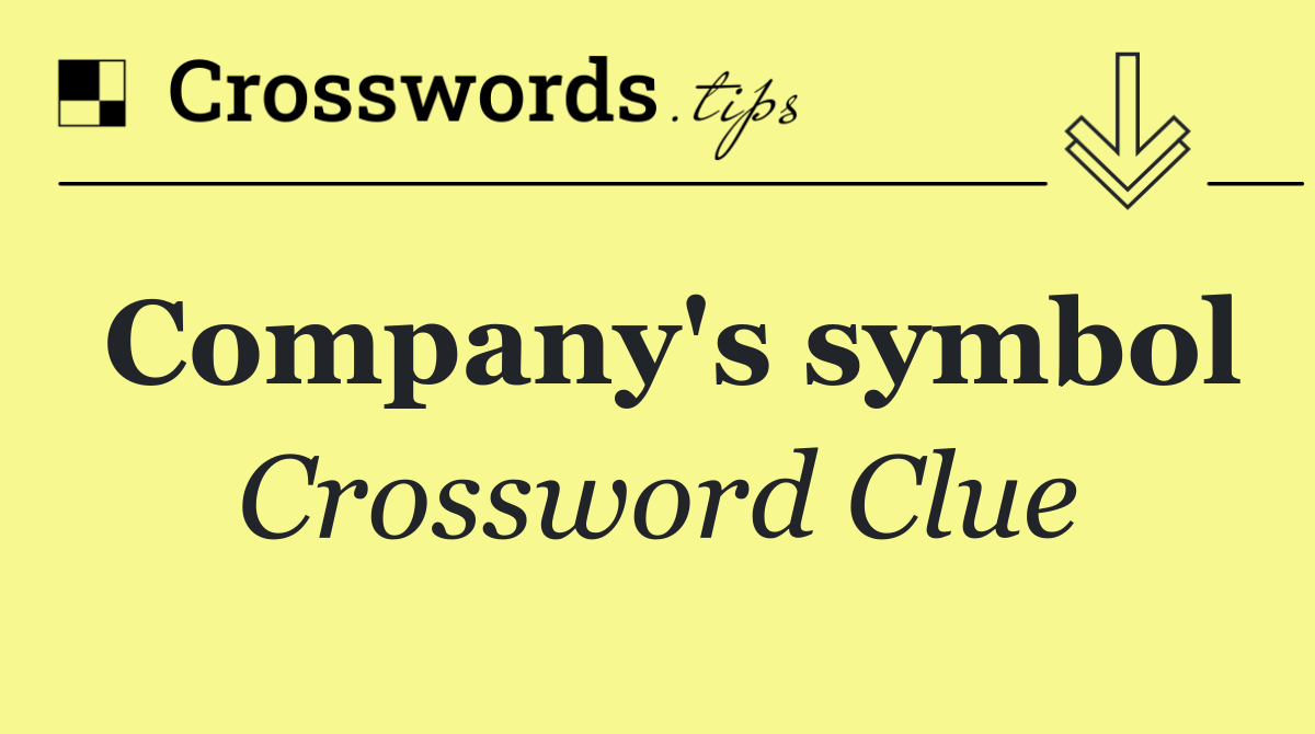 Company's symbol