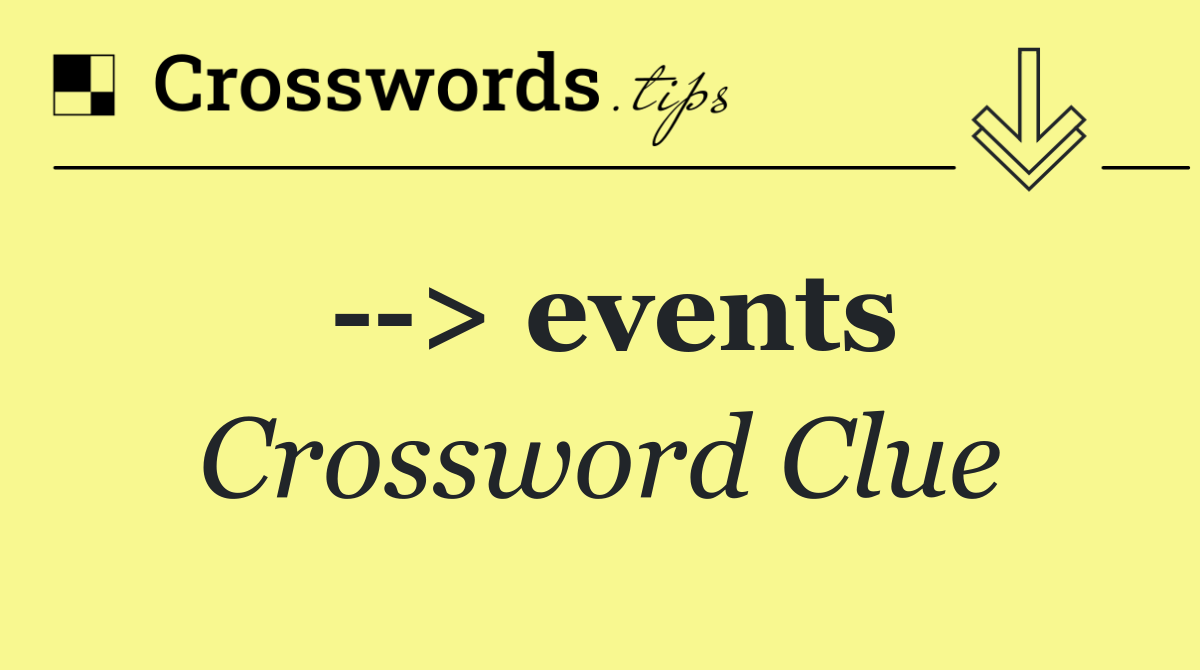   > events