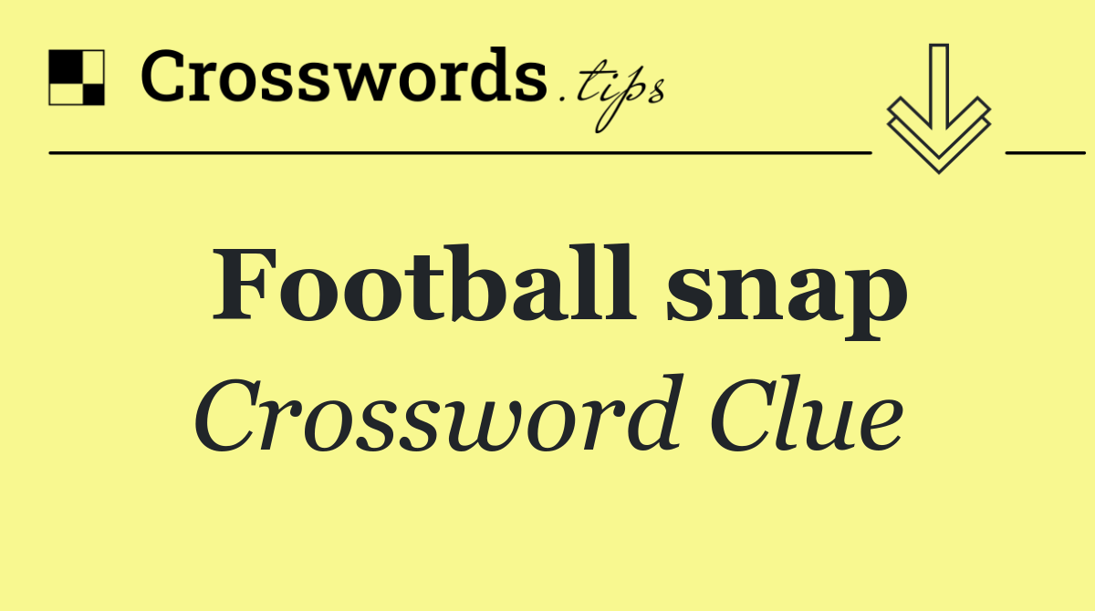 Football snap