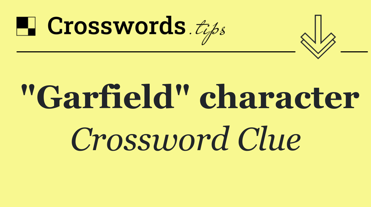 "Garfield" character