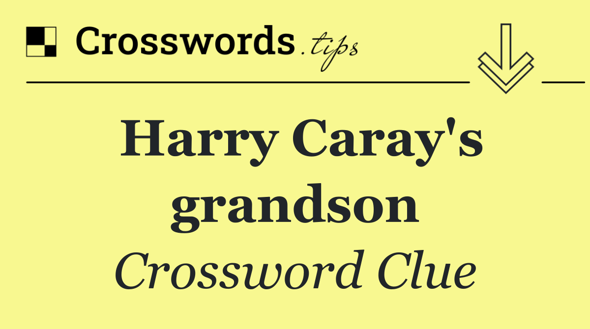 Harry Caray's grandson