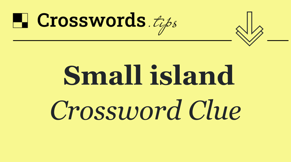 Small island