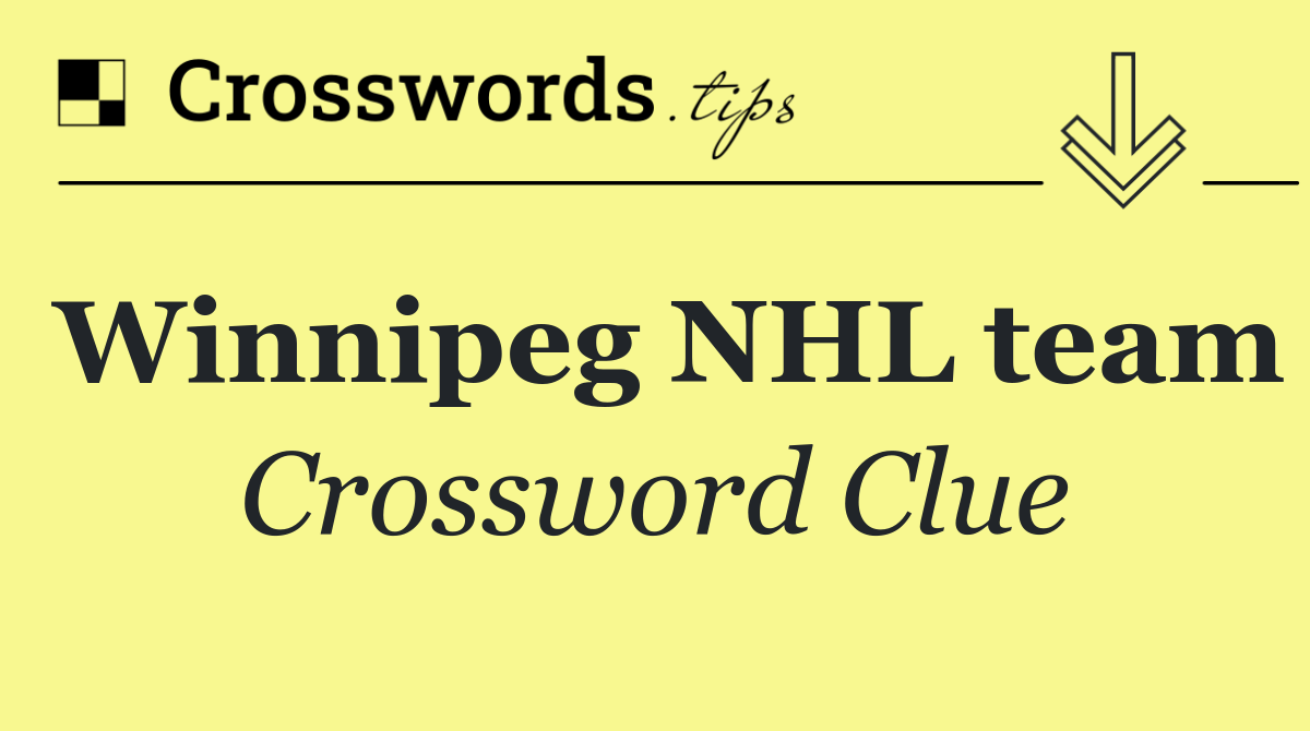 Winnipeg NHL team