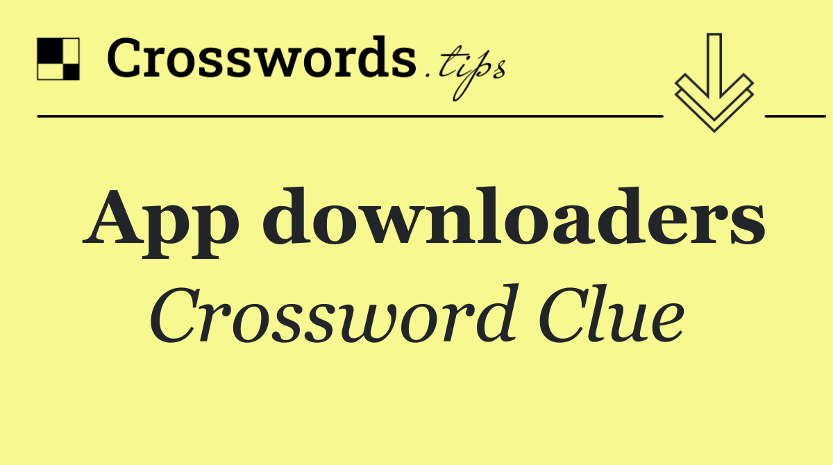 App downloaders