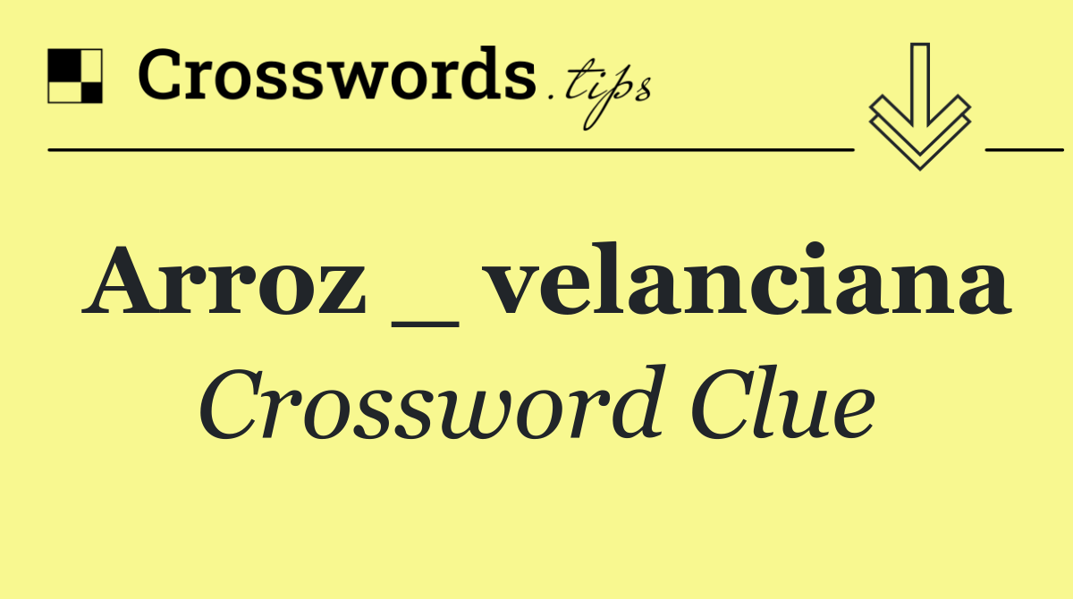 Arroz _ velanciana