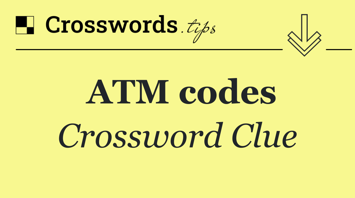 ATM codes
