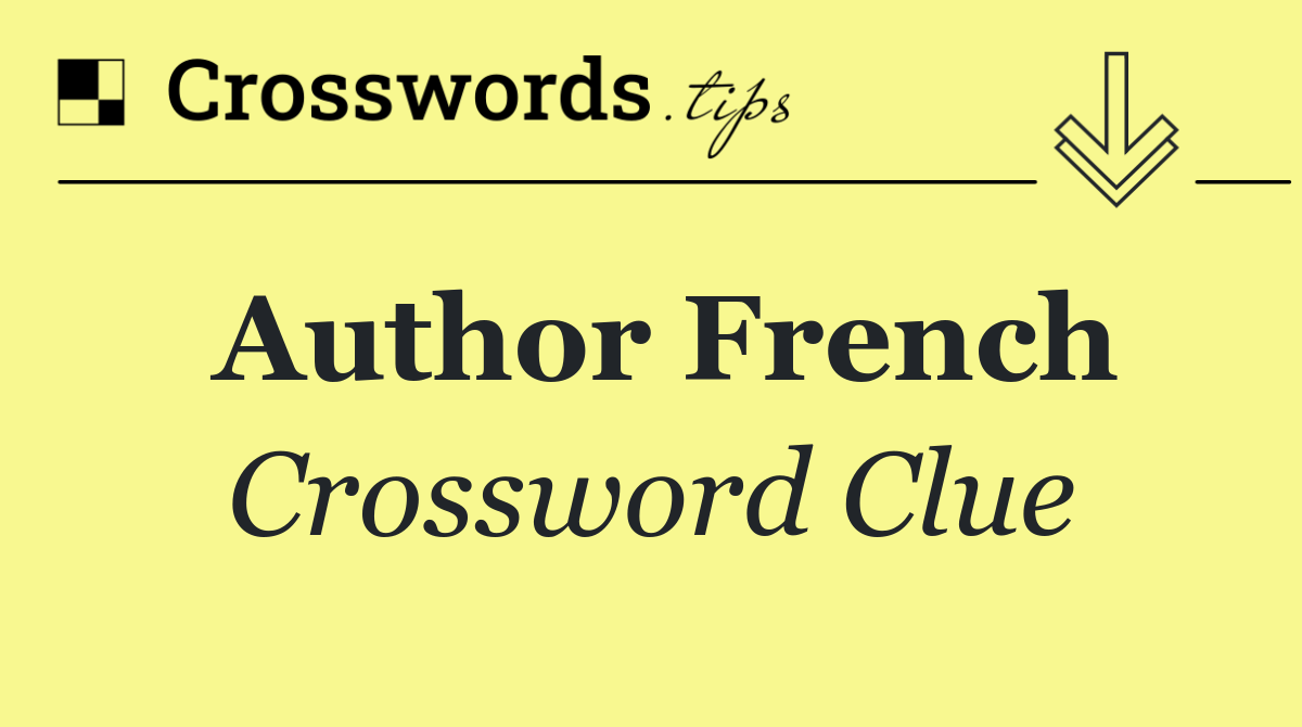 Author French