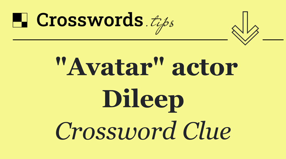 "Avatar" actor Dileep