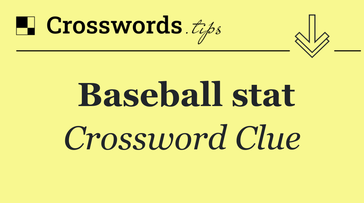 Baseball stat