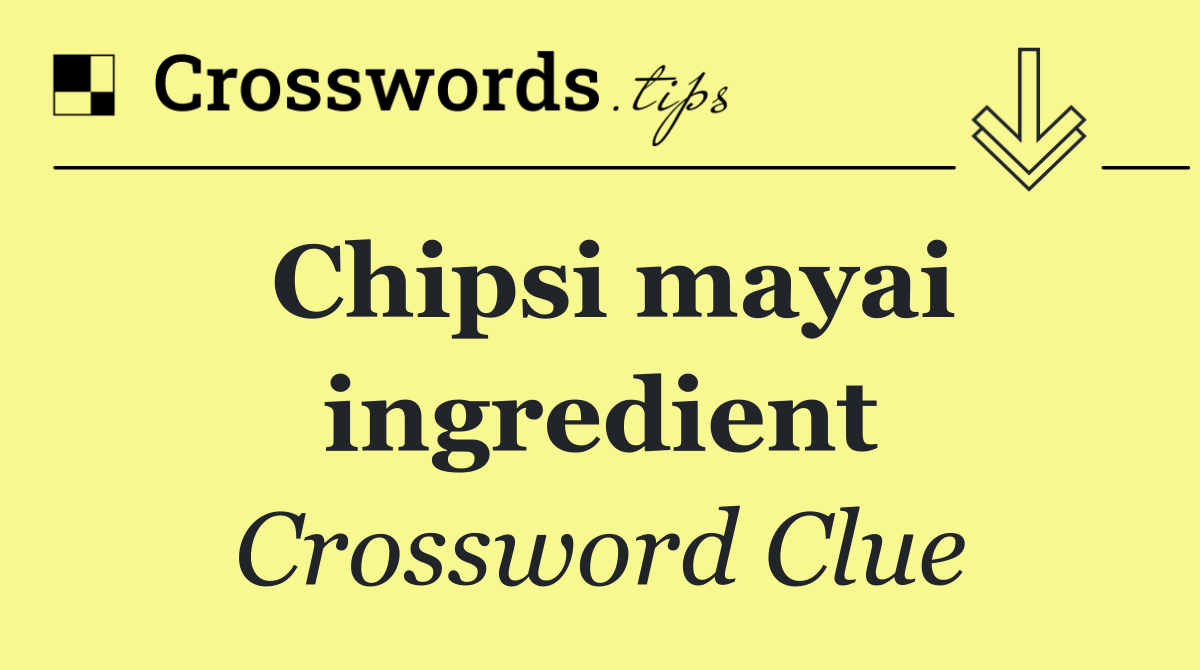 Chipsi mayai ingredient