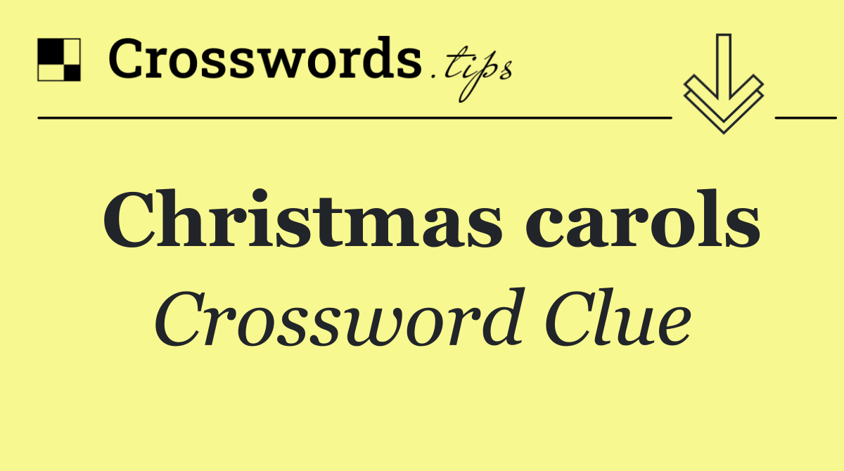 Christmas carols